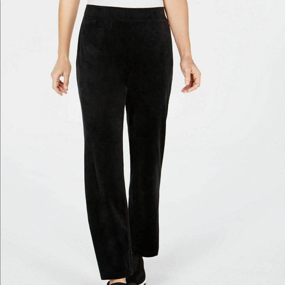 karen scott velour pants